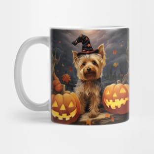 Australian Silky Terrier Halloween Mug
